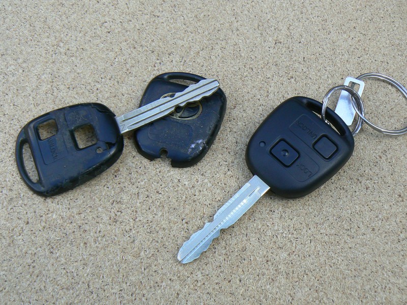 renowacja kluczyka Toyoty
